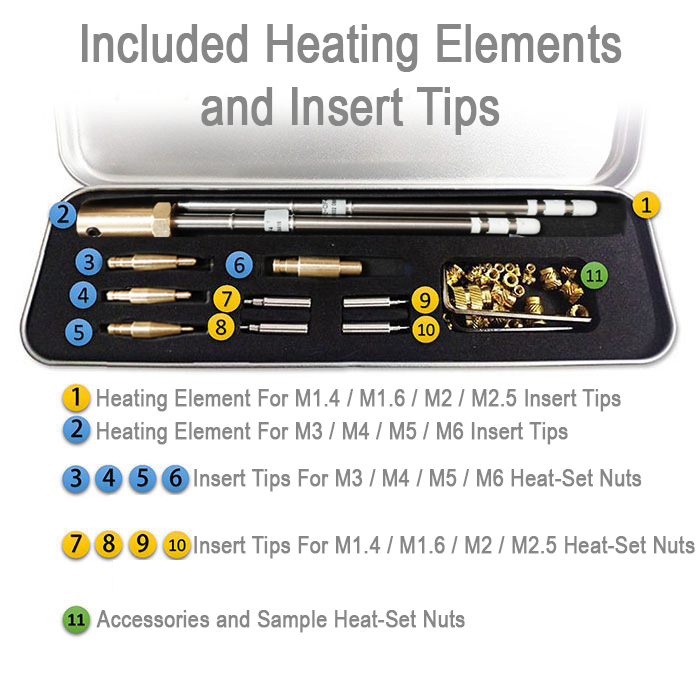 Nukit Heat Set Insert Press